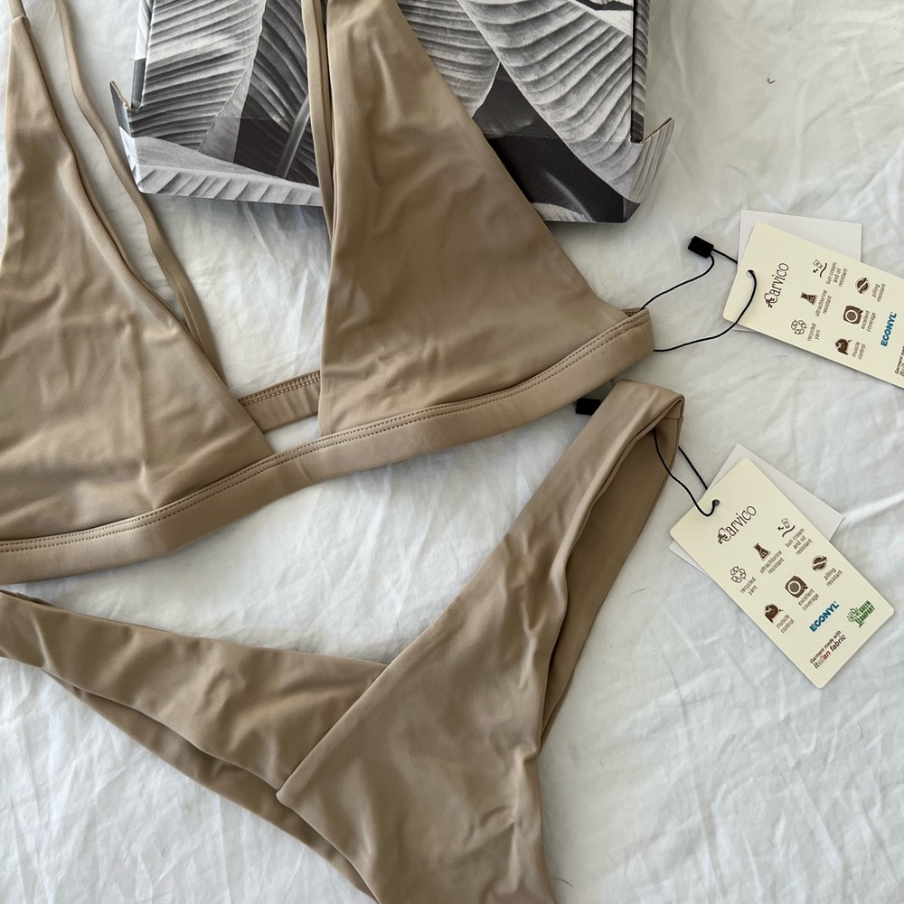 Nude Tan Bikini Set